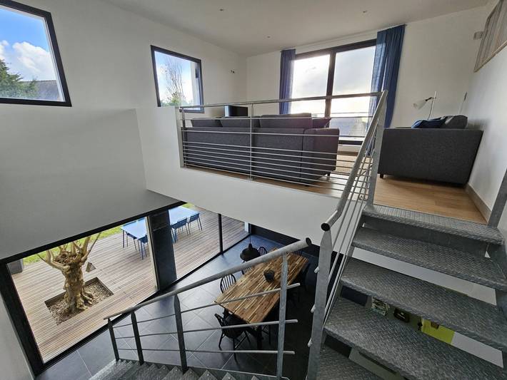 Gîte pour 9 personnes, avec terrasse et jardin à Santec - 3