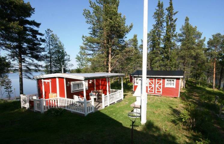 Ferienhaus für 10 Personen, mit Sauna und Seeblick sowie Terrasse, mit Haustier in Lappland (Schweden) - 2