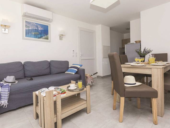 Appartement de vacances pour 6 personnes, avec terrasse ainsi que jardin et bassin pour enfant - 1