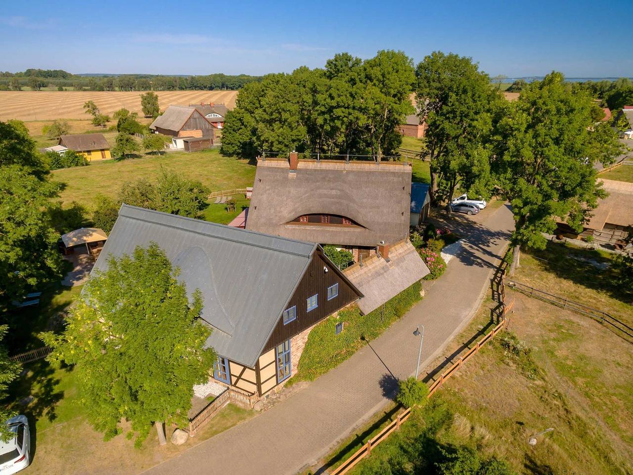 Ferienhaus Rotkehlchen***** Lieper Winkel, Rankwitz - Fh Rotkehlchen, 7 Sz, 3Bäder, max. 12Erw.+2 Kinder bis 5J in Rankwitz, Usedom