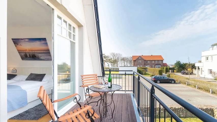 Ferienhaus mit Meerblick für 6 Personen, mit Sauna und Balkon sowie Garten in Wyk auf Föhr (Stadt)