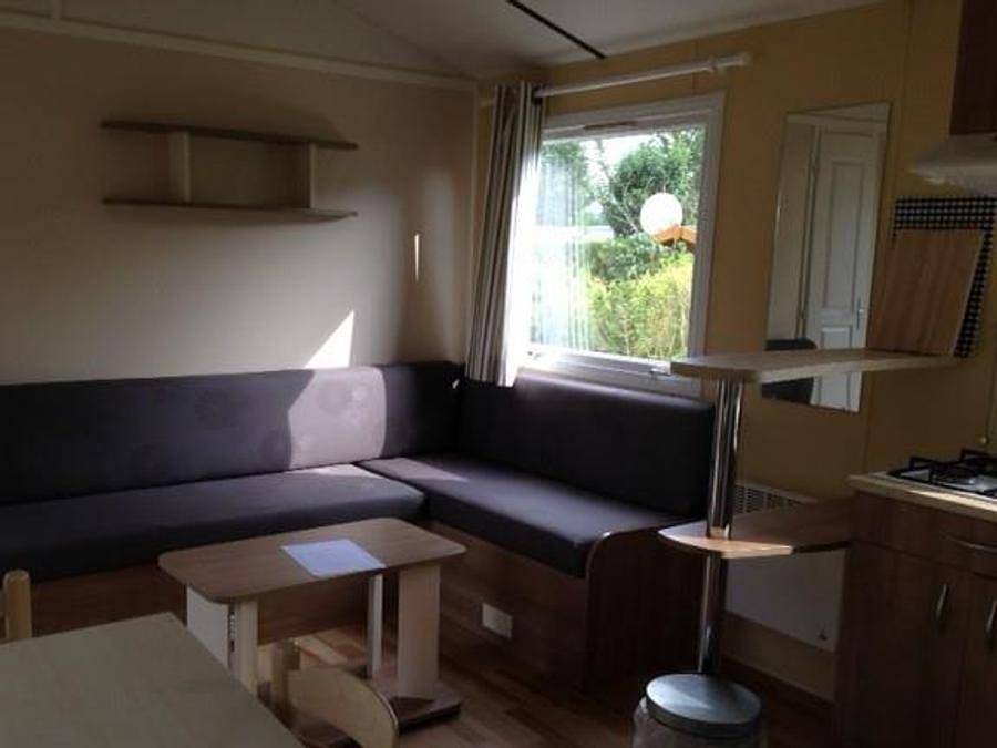Camping Chateau de Bouafles - Mobilheim 4 personen - Le Bizy in Bouafles, Les Andelys und Umgebung