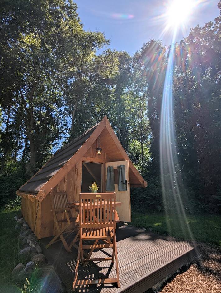 Ferienwohnung für 2 Personen, mit Balkon und Terrasse sowie Garten und Seeblick im Emsland - 2