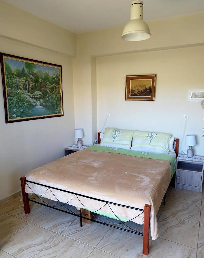 Maison d’hôte pour 2 personnes, avec vue ainsi que balcon et jardin, adapté aux familles à Héraklion
