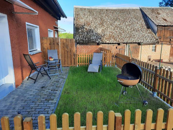 Ferienwohnung für 2 Personen, mit Terrasse und Sauna in Diemitz