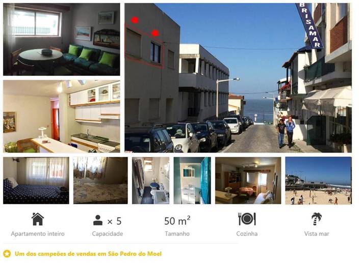Gîte pour 5 personnes, avec vue dans São Pedro de Moel - 3