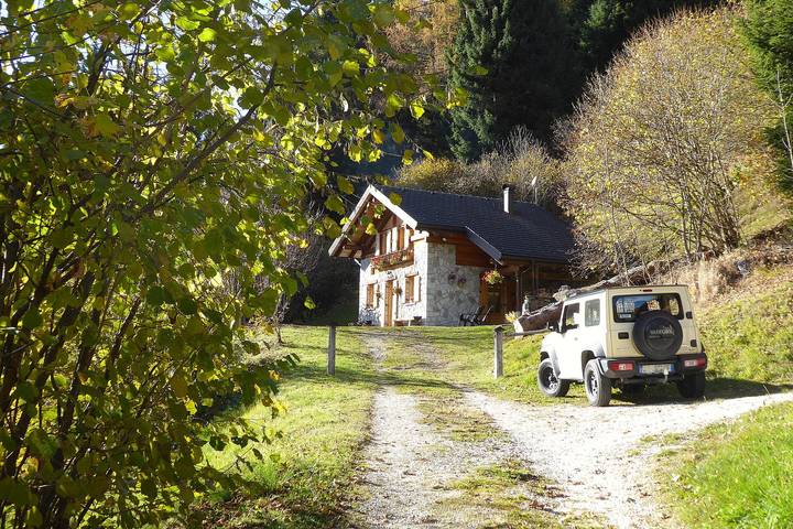 Chalet voor 5 personen, met tuin in de Dolomieten