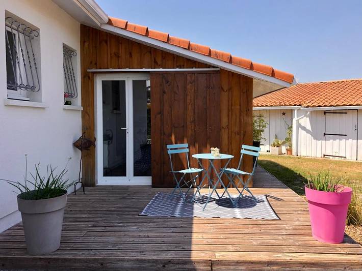 Maison d’hôte pour 2 personnes, avec Terrasse et Jardin à Le Teich