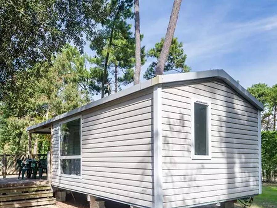 Camping Le Palavas  - Mobilheim 4 personen - Comfort | 2 Zi. | 4 Pers. | Einfache Terrasse | Clim. in Palavas-les-Flots, Mittelmeerküste (Frankreich)