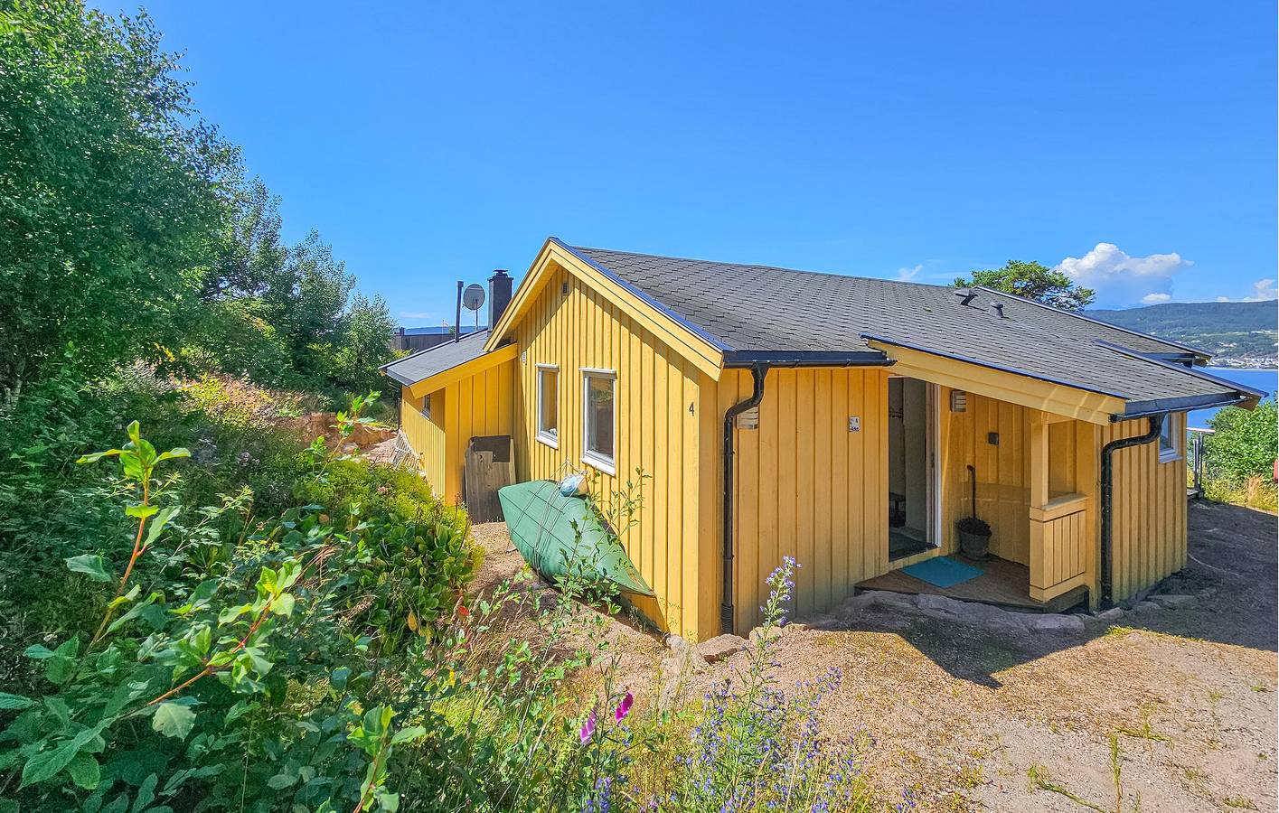 Ferienhaus für 5 Personen mit Ausblick in Hurum