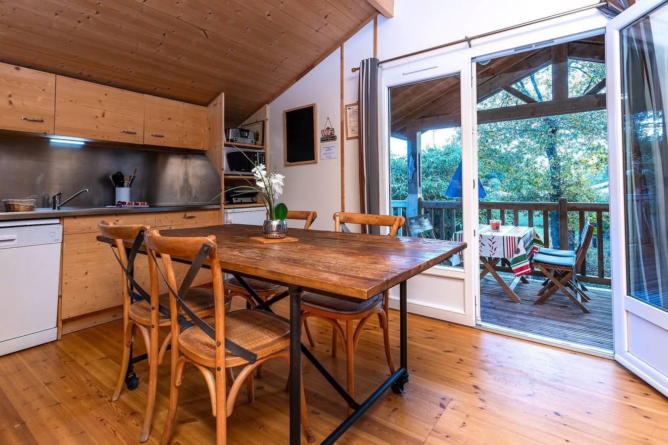Komfortables Baumhaus-Chalet in Labenne Océan – außergewöhnlicher Aufenthalt für 4 Personen – Strandnähe in Labenne Océan, Labenne