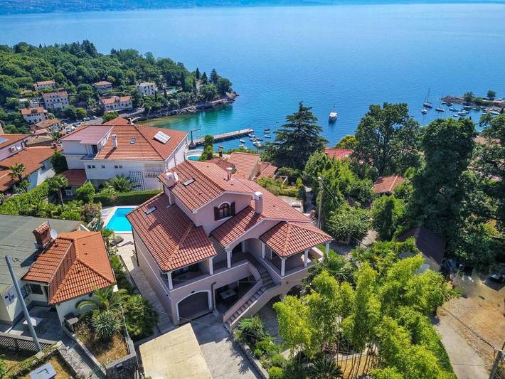 Willa dla 8 osób, z Balkon i Taras oraz Ogród i Basen w Ika