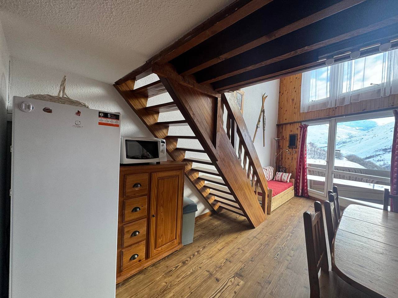 Appartement entier, Duplex mezzanine 8 personnes aux Ménuires, Pratique et Confort in Les Menuires, Saint-Martin-de-Belleville