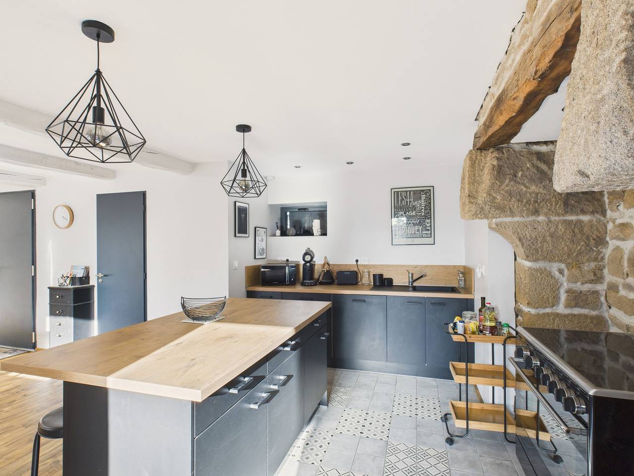 Plein centre - Grande maison pour 10 avec jardin in Ploemel, Côte des Mégalithes