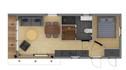 Strandhaus für 2 Personen in Yerseke, Niederländische Nordsee, Bild 3