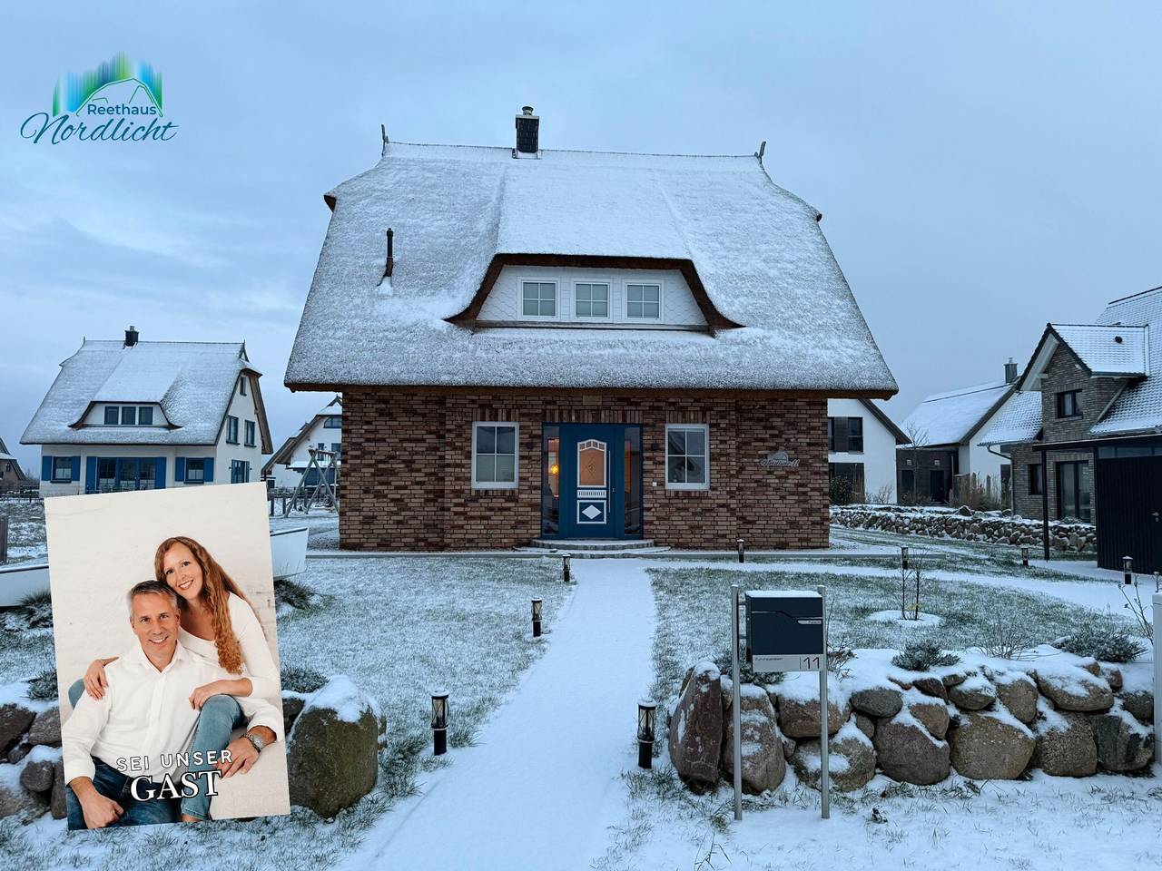 \"reethaus nordlicht\" a top-class vacation home on the baltic sea island of rügen. in Lancken, Dranske