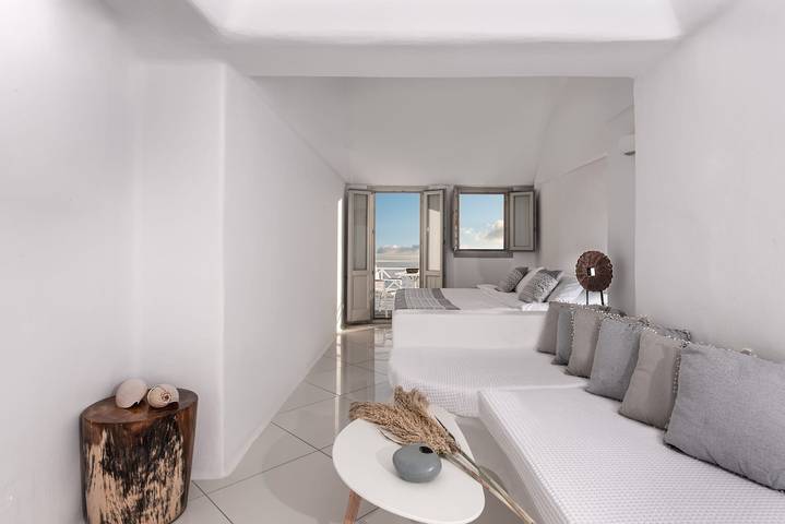Villa pour 2 personnes, avec piscine ainsi que vue sur l’océan et balcon à Oia - 3