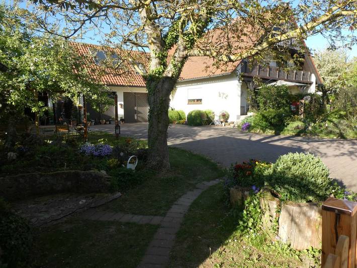 Ferienwohnung für 4 Personen, mit Garten und Ausblick in Gräfenberg