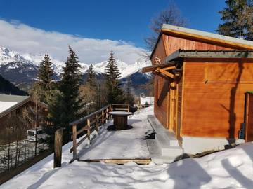 Maison de campagne pour 4 personnes, avec jardin et vue dans Valfréjus