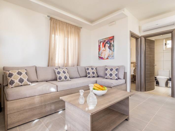 Location de vacances pour 4 personnes, avec jardin ainsi que piscine et terrasse dans Triopetra - 3