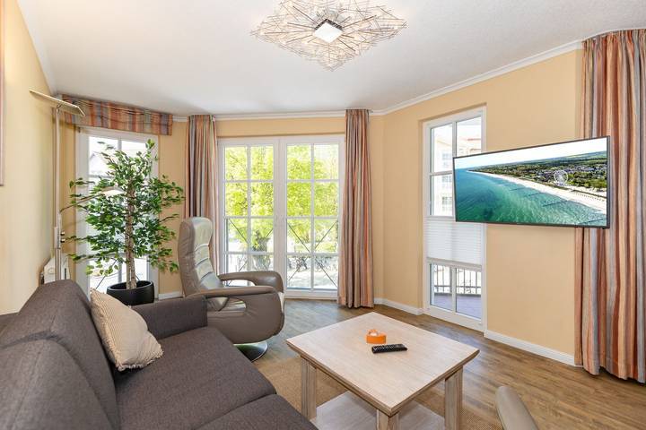 Ferienwohnung für 4 Personen, mit Balkon und Garten in Kühlungsborn