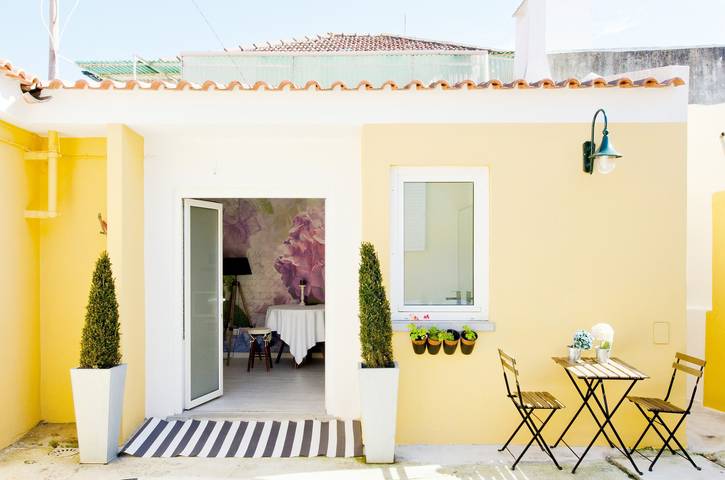 Casa das Hortensias: Terraza Compartida y Wi-Fi en Livramento in Cascais e Estoril, Costa de Lisboa