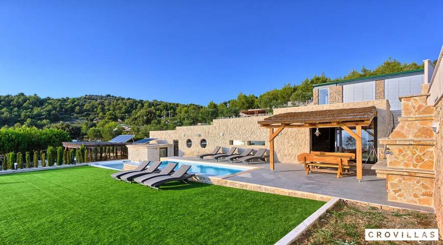 Villa pour 12 personnes, avec sauna et vue sur l’océan à Tisno - 2