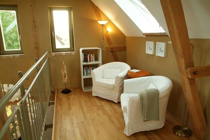 Ferienwohnung für 2 Personen, mit Terrasse und Garten sowie Sauna in Vogelsang-Warsin - 4