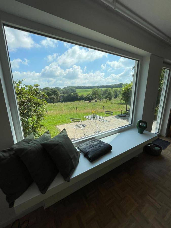 Ferienwohnung für 2 Personen, mit Terrasse und Garten sowie Ausblick