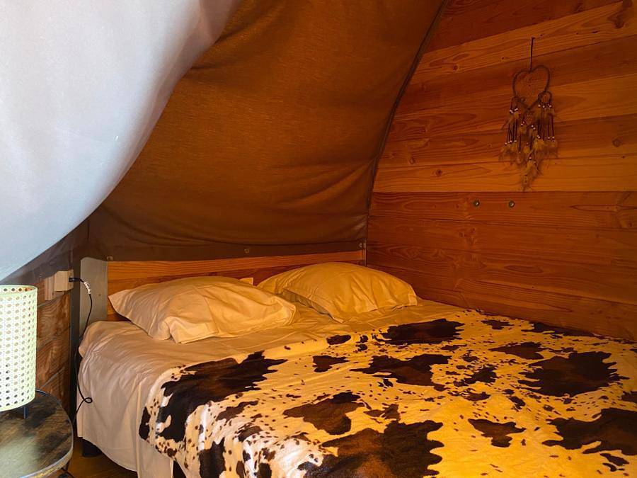 La Buissonnière Lodges - Accommodation 2 persons - Tipi duo in Chisseaux, Tours region