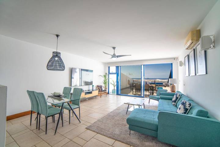 Holiday home for 6 people, with Balcony and Terrace as well as Pool and View in Puerto Calero Marina