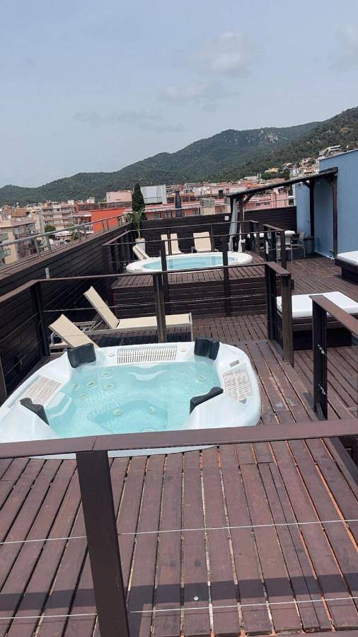 Hôtel pour 2 personnes, avec Balcon ainsi que Terrasse et Vue