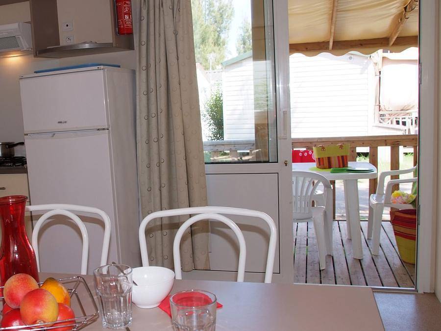 Camping Tikayan Les Palmiers  - Mobilheim 6 personen - Colorado Eco in Hyeres, Toulon Region