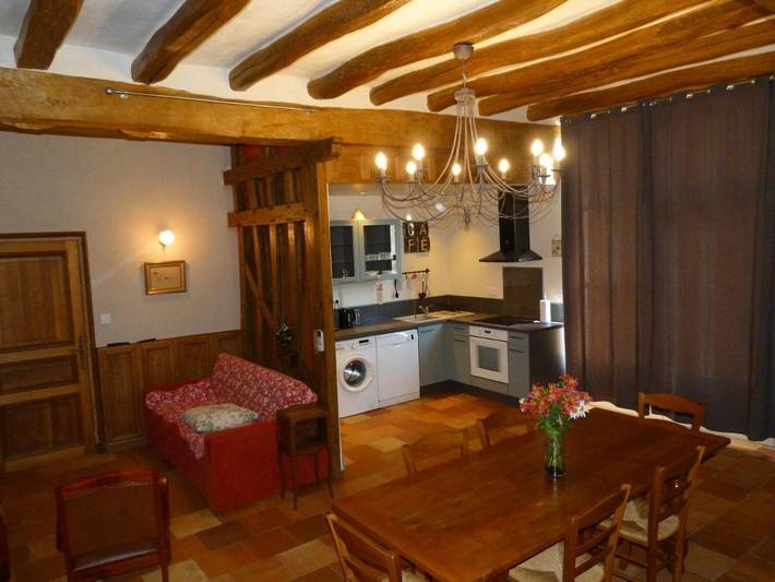 Gîte pour 4 personnes, avec jardin et vue dans Fontaine-les-Coteaux