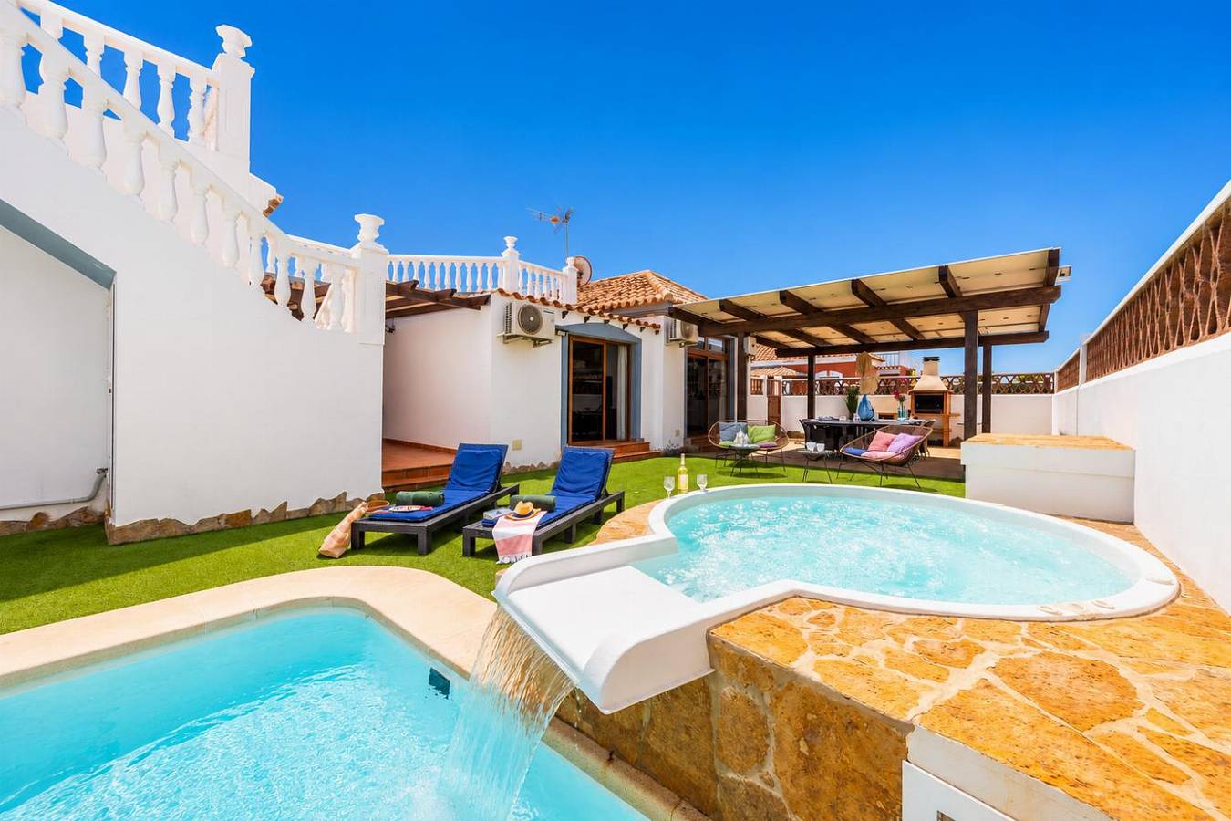 Chalet para 8 personas con jardín in Oasis Tamarindo, La Oliva