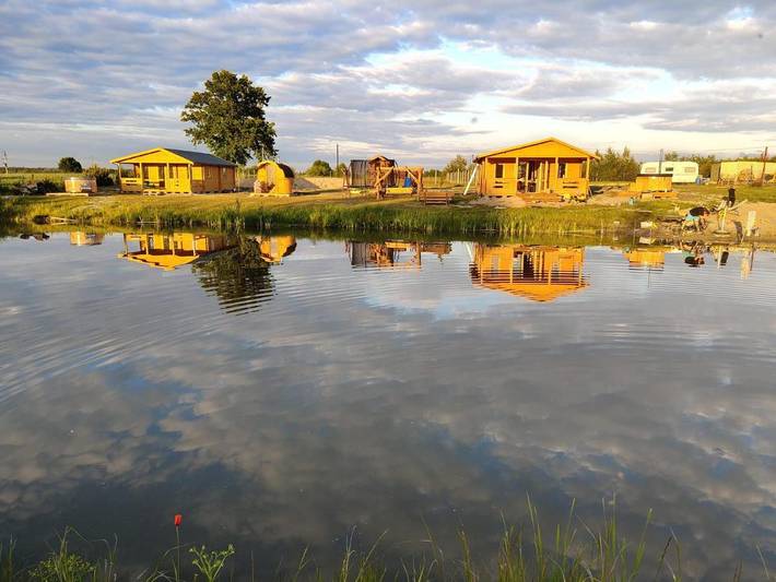 Domek letniskowy dla 6 osób, z sauna i widok na jezioro oraz ogród i widok, zwierzęta dozwolone w Województwo kujawsko-pomorskie