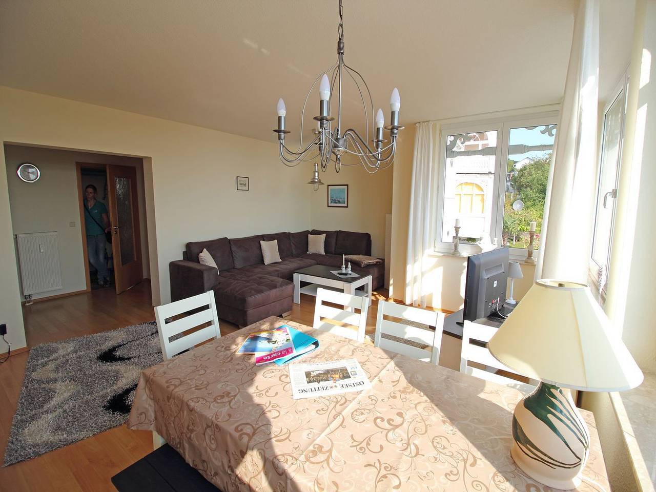 Appartement entier, Villa Seeblick, App. 309 - mit herrlichem Meerblick in Sassnitz, Parc national Jasmund