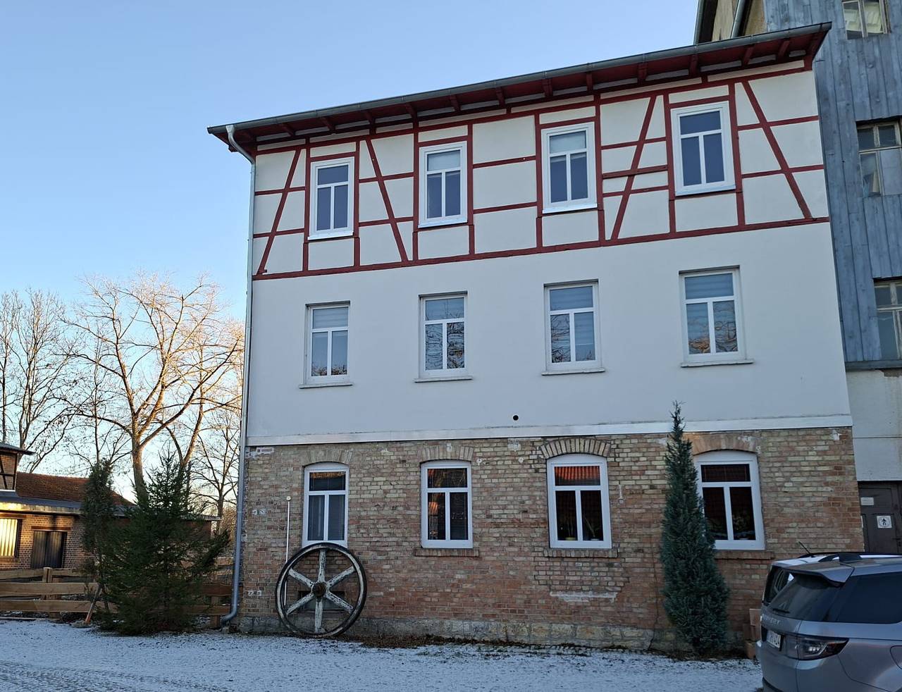 Ganze Ferienwohnung, Mühle Arnshall Fewo Henry - Fewo Henry, 2.Og, 126m², 2Schlafz., Küche mit Wohnz., 2Bäder, 4 Pers. in Arnstadt, Thüringer Kernland