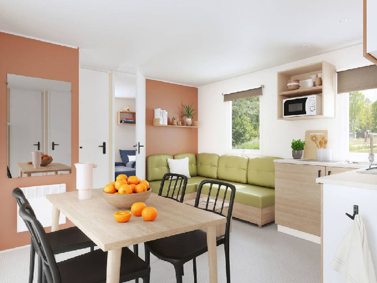 Cómodo mobil home - 6 pers. in Guillestre, Parque Nacional de los Ecrins