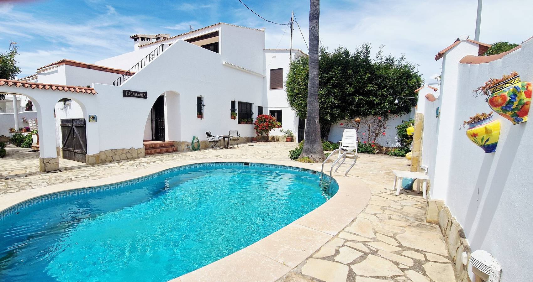 Ferienhaus 'Casablanca' mit privater Terrasse, Garten und Wlan in Zona Triador, Vinaròs