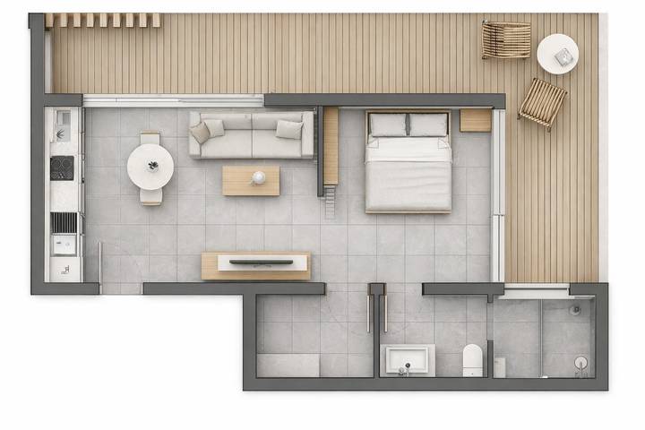 Gehele studio, JoLi Beach House  - Spacious Second Floor T0 Suite in Ilhas de Barlavento, Sal
