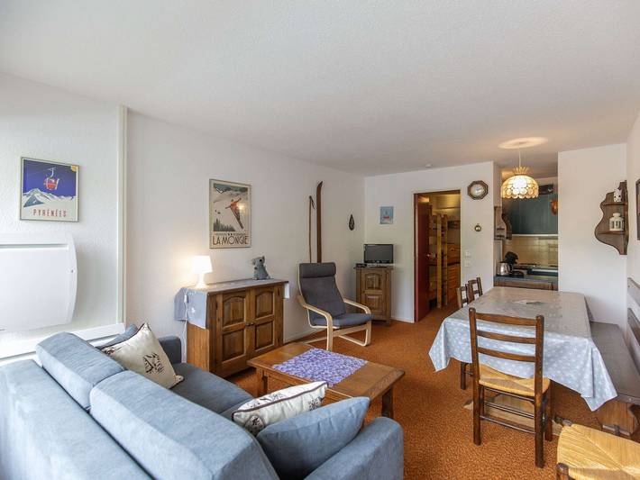 Location de vacances pour 5 personnes, avec Balcon dans La Mongie
