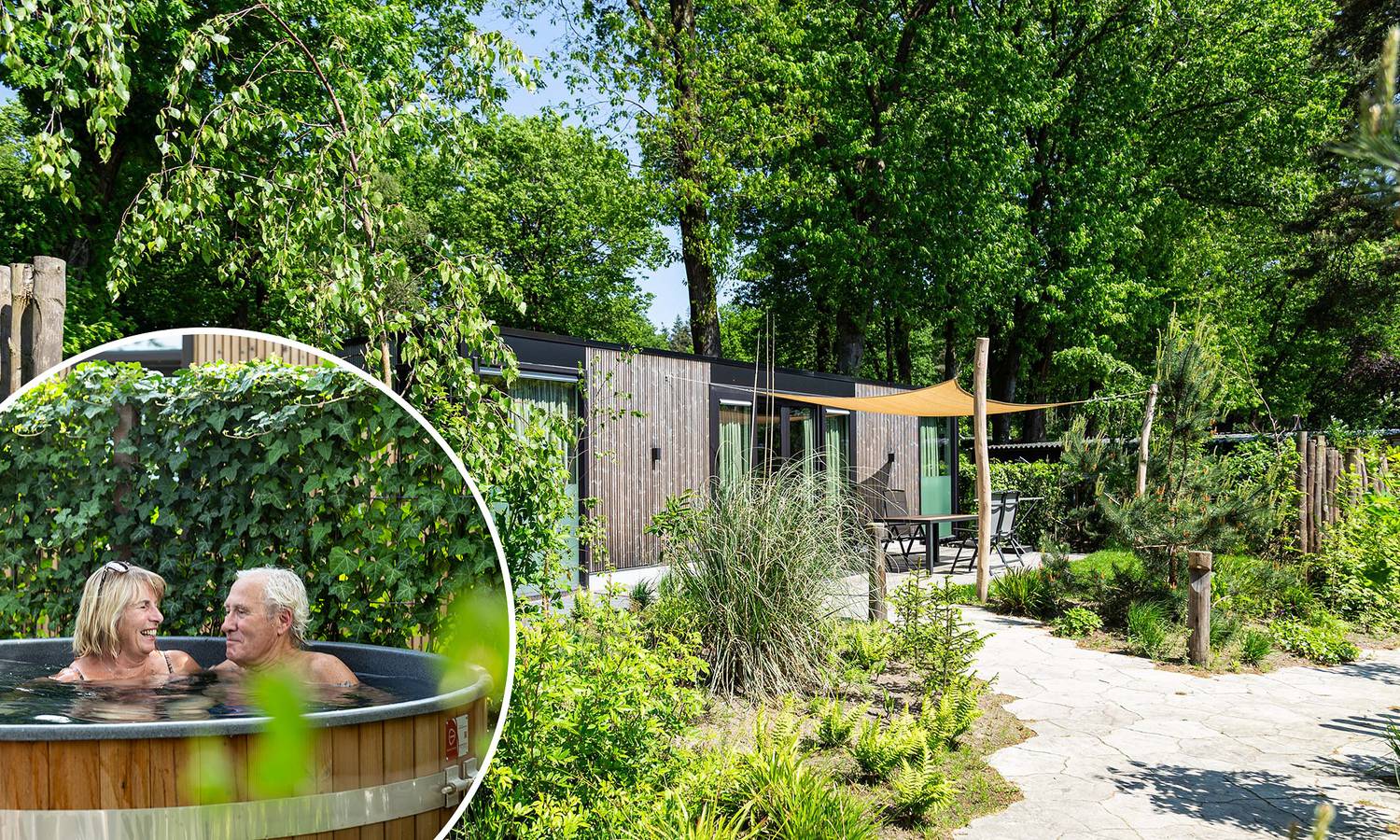 Bospark Ede — Veluwehoeve 4 personen Wellness (Hottub) in Ede, Hoge Veluwe