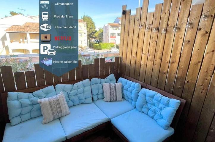 Apartamento de vacaciones para 4 personas, con terraza y piscina, Se admiten mascotas - 1