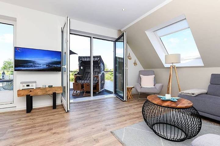 Hausboot für 4 Personen, mit Balkon an der Nordsee - 3