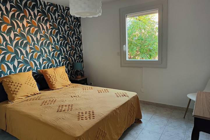 Charming single-storey villa, air-conditioned, in quiet neighborhood. terrace, garden. in La Côte Vermeille, Argelès-sur-Mer