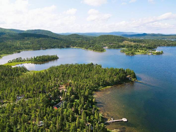 Lodge für 2 Personen, mit Seeblick und Garten sowie Sauna und Ausblick in Lappland (Schweden) - 3
