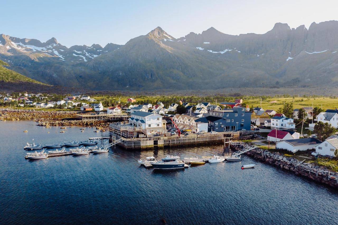 Mefjord Brygge in Senja, Berg (Troms)