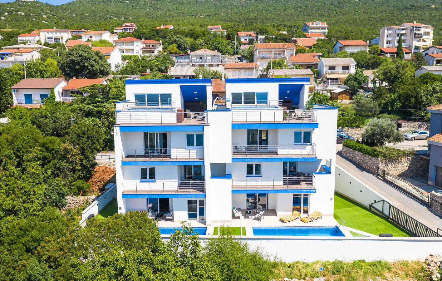 Cijeli apartman za odmor, Apartman za odmor za 4 osoba s terasa in Primorsko-goranska županija