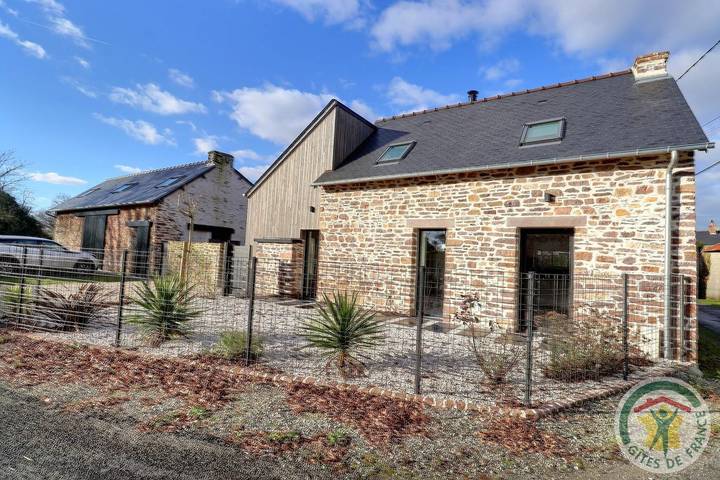 Gîte pour 3 personnes, avec Terrasse ainsi que Jardin et Vue à Guignen